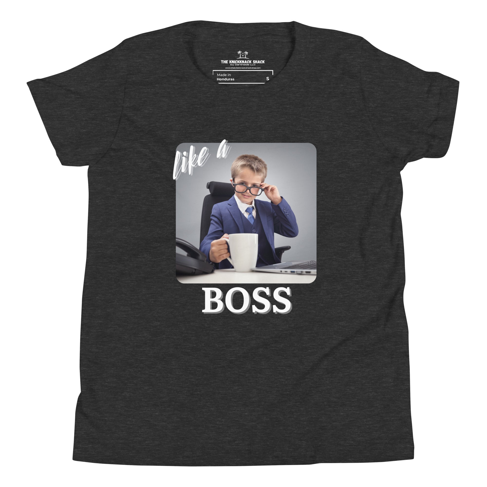 Camiseta juvenil - Like A Boss (colores oscuros)