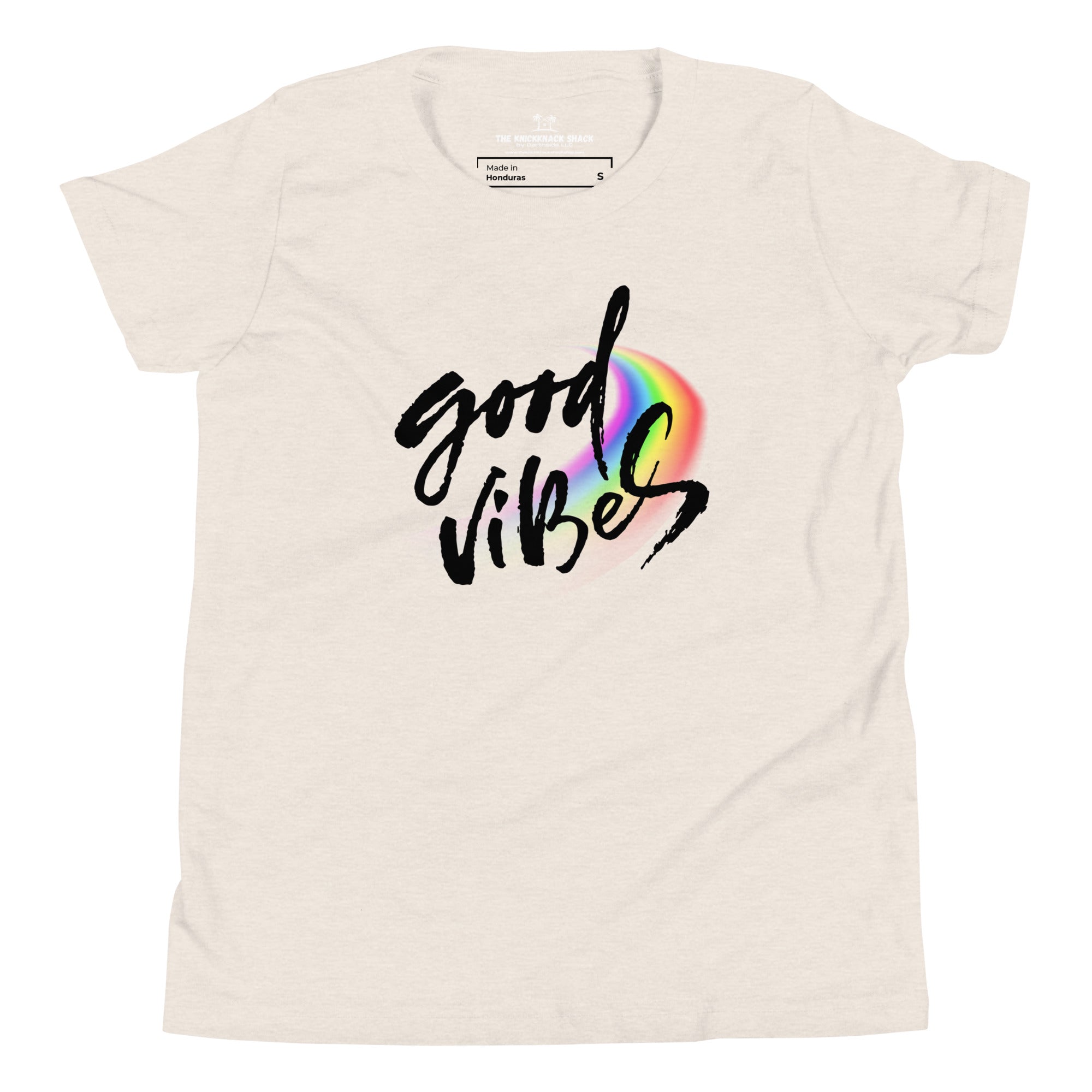 Camiseta Juvenil - Good Vibes (Colores Claros)