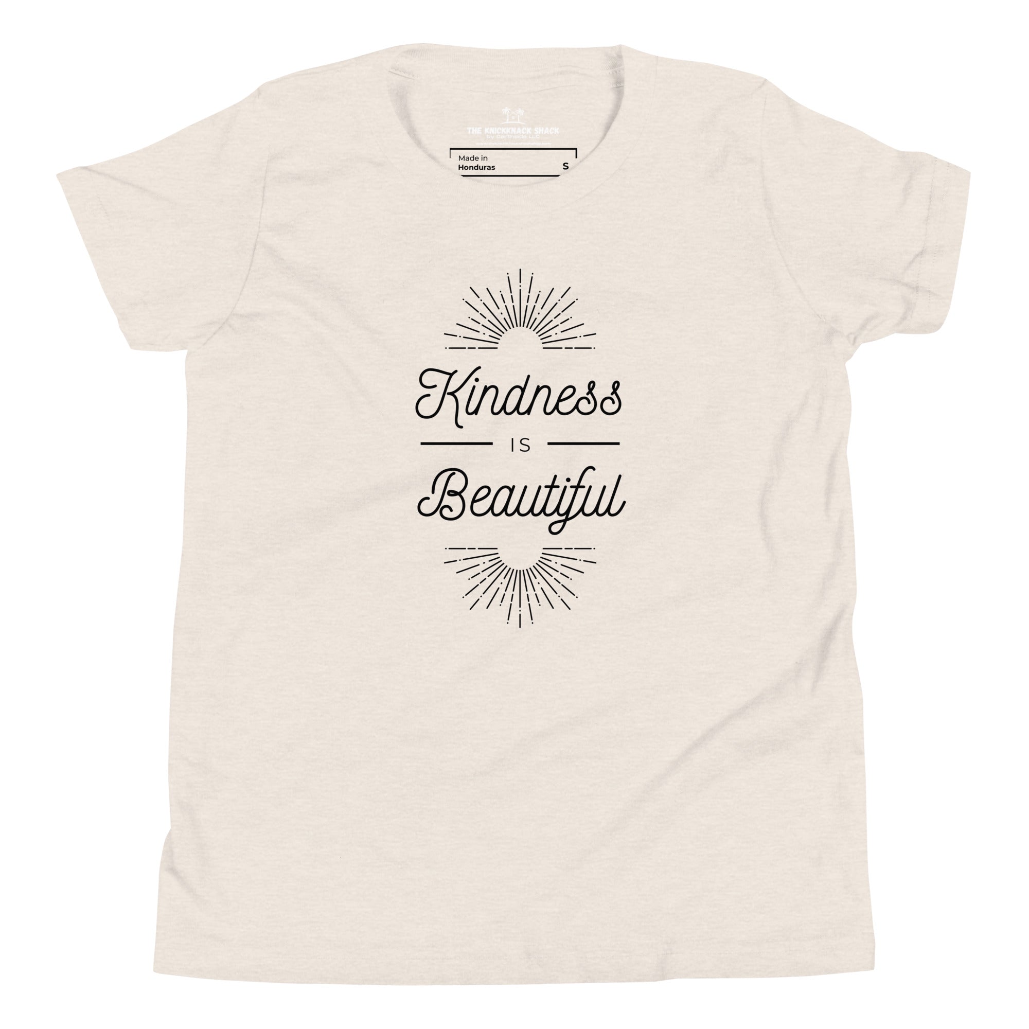 Youth T-Shirt - Kindness Is Beautiful (Light Colors)