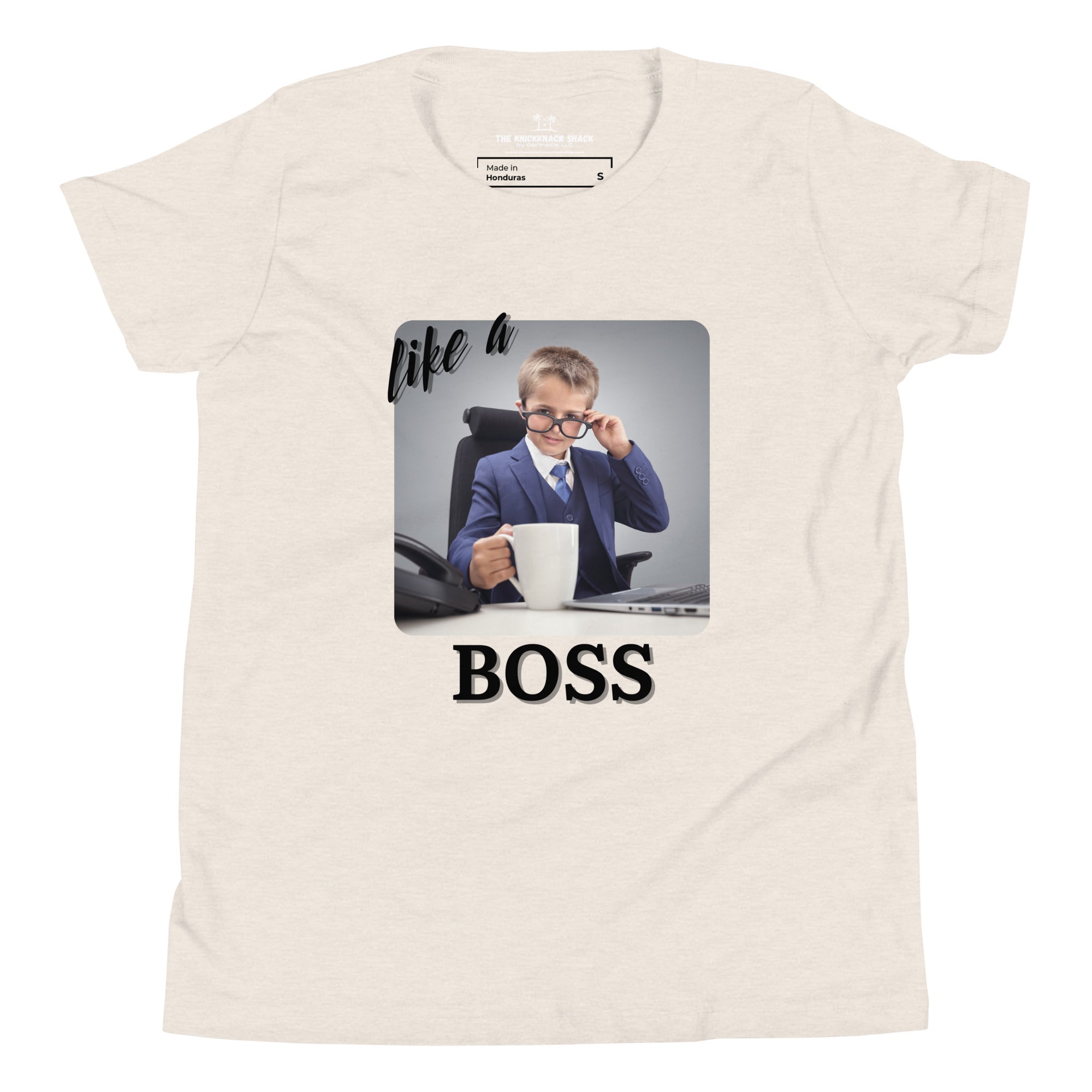 T-shirt jeunesse - Like A Boss (couleurs claires)