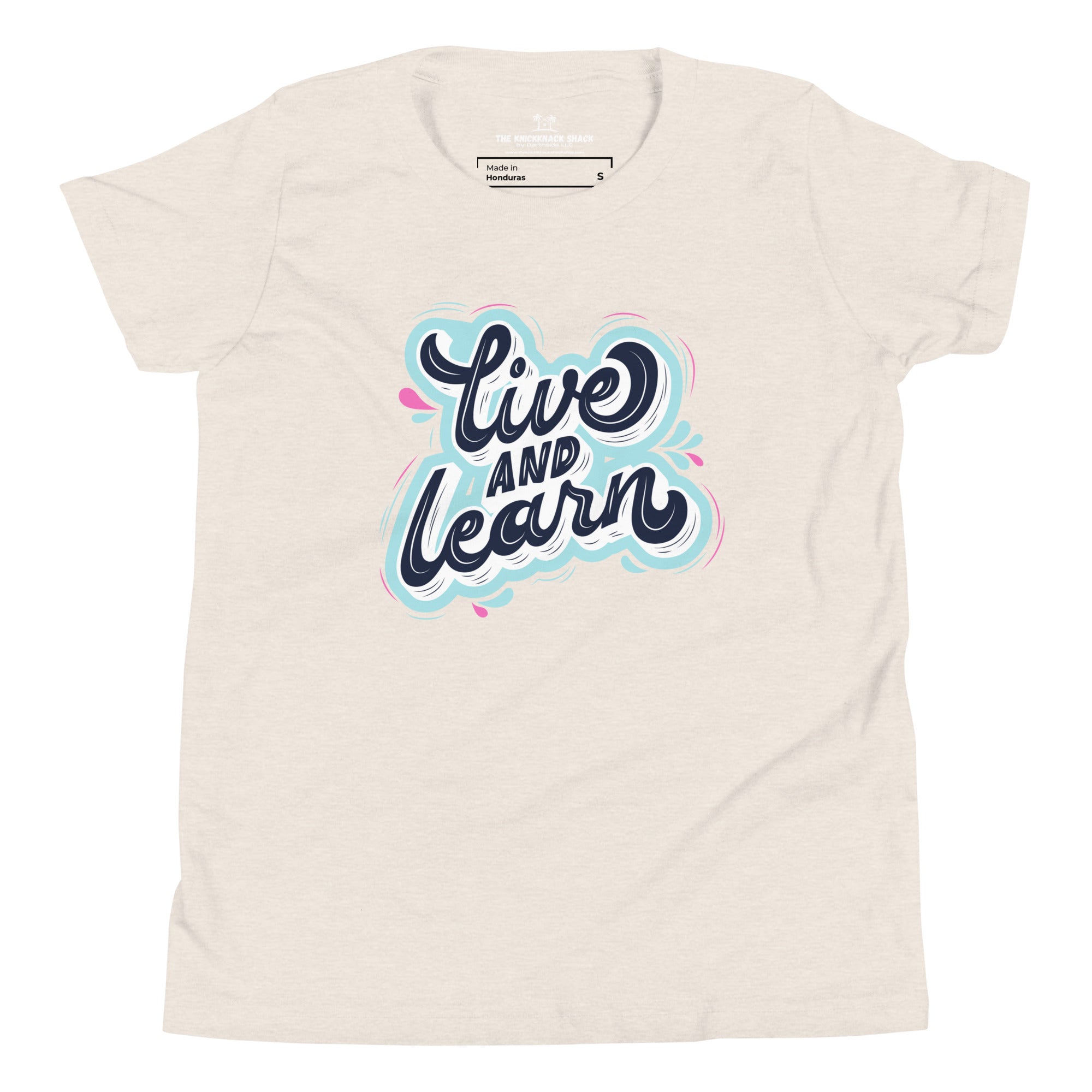 Youth T-Shirt - Live and Learn (Light Colors)