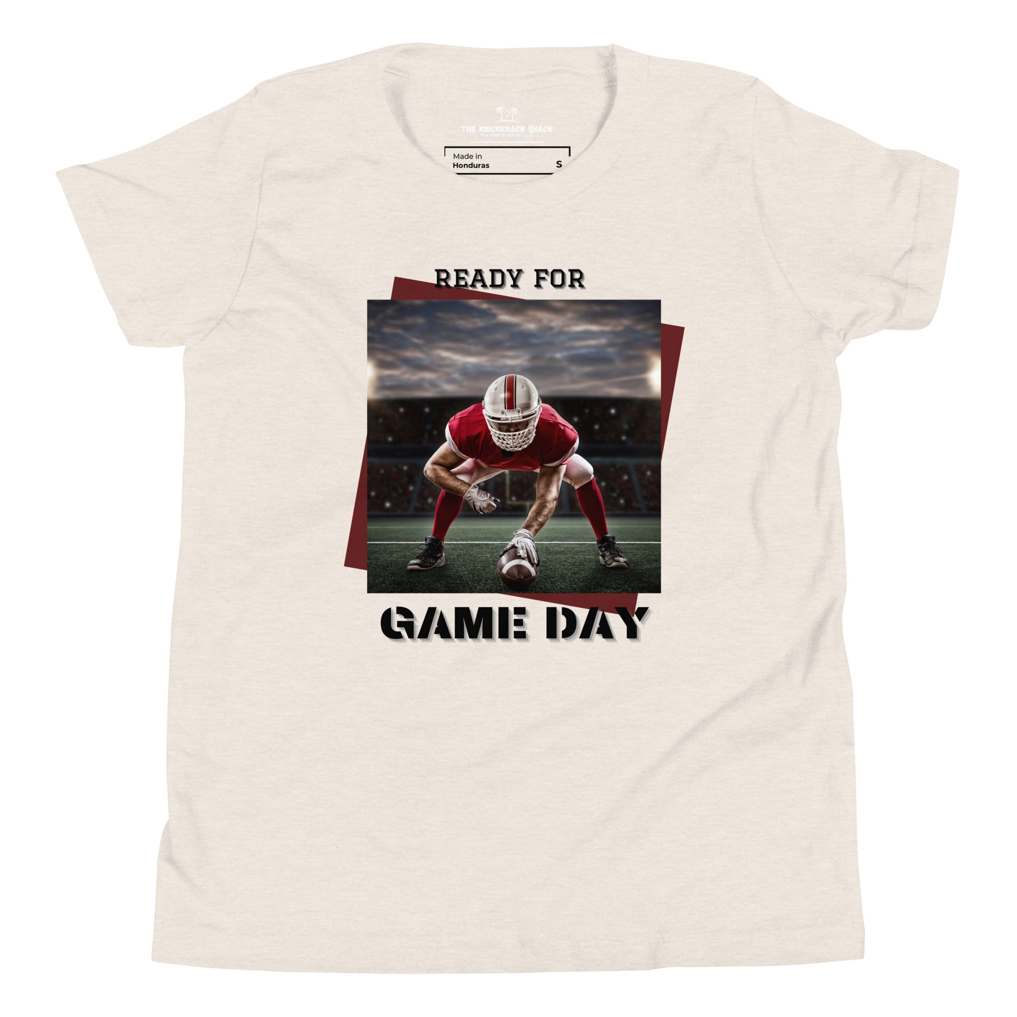 Camiseta juvenil - Listo para el día del juego (colores claros)