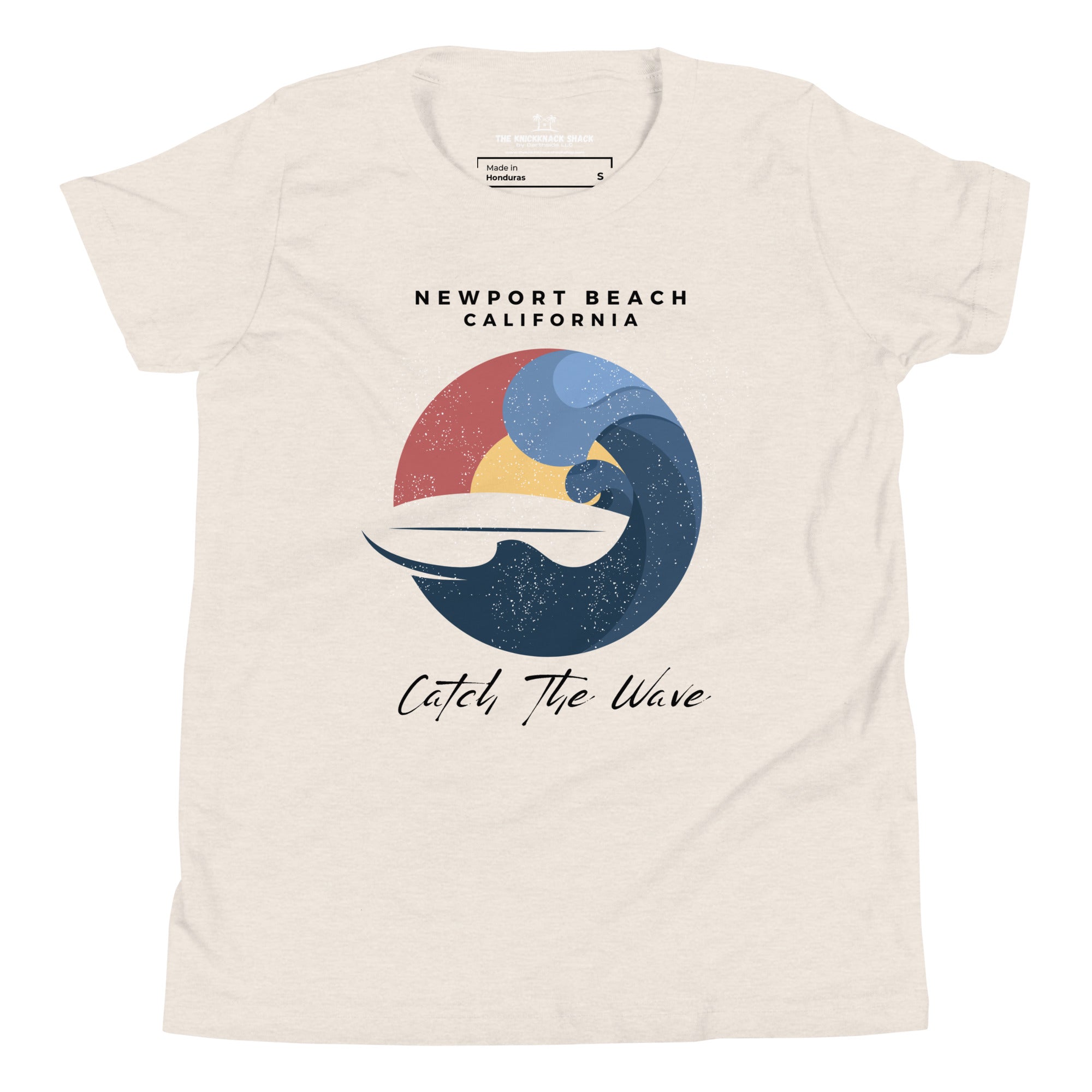 T-shirt jeunesse - Catch the Wave (couleurs claires)