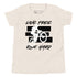 T-Shirt Jeunesse - Live Free Ride Hard (Couleurs Claires)