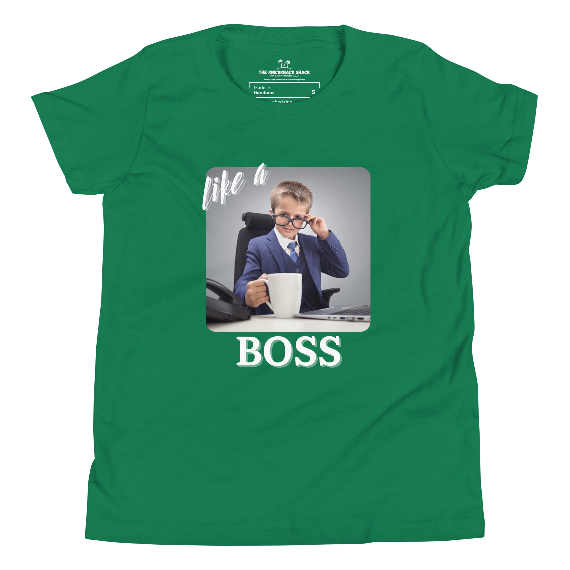 Camiseta juvenil - Like A Boss (colores oscuros)