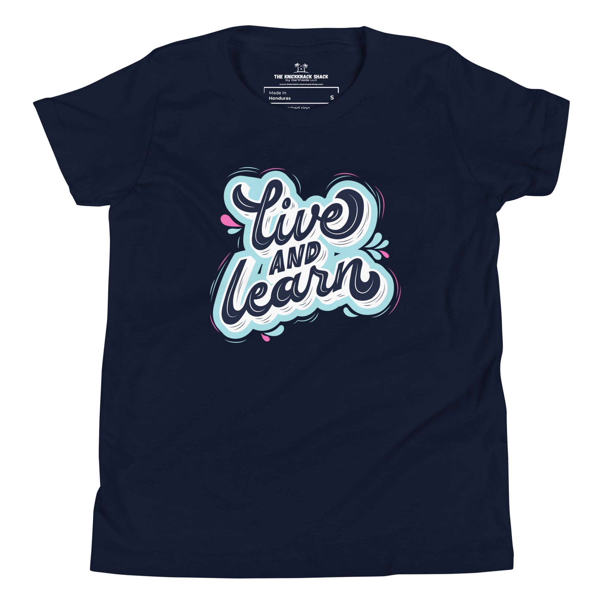 Youth T-Shirt - Live and Learn (Dark Colors)