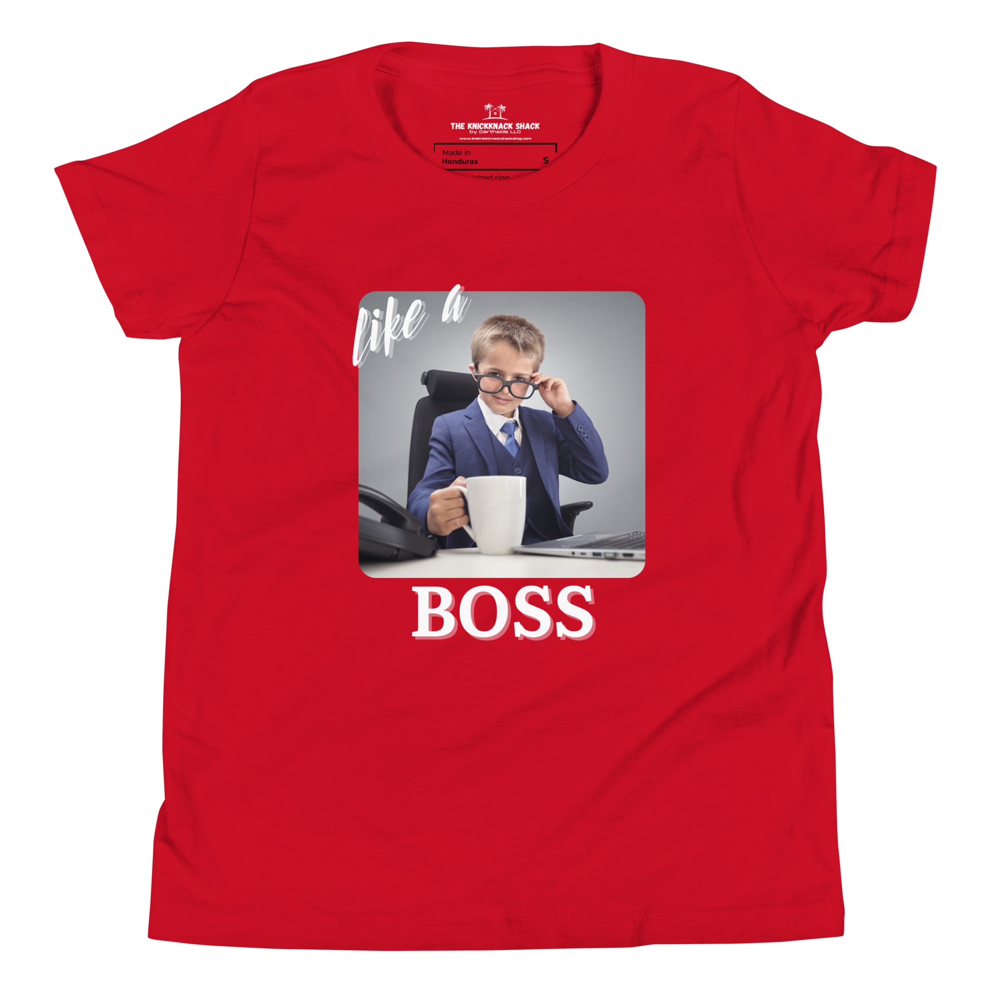 T-shirt jeunesse - Like A Boss (couleurs foncées)