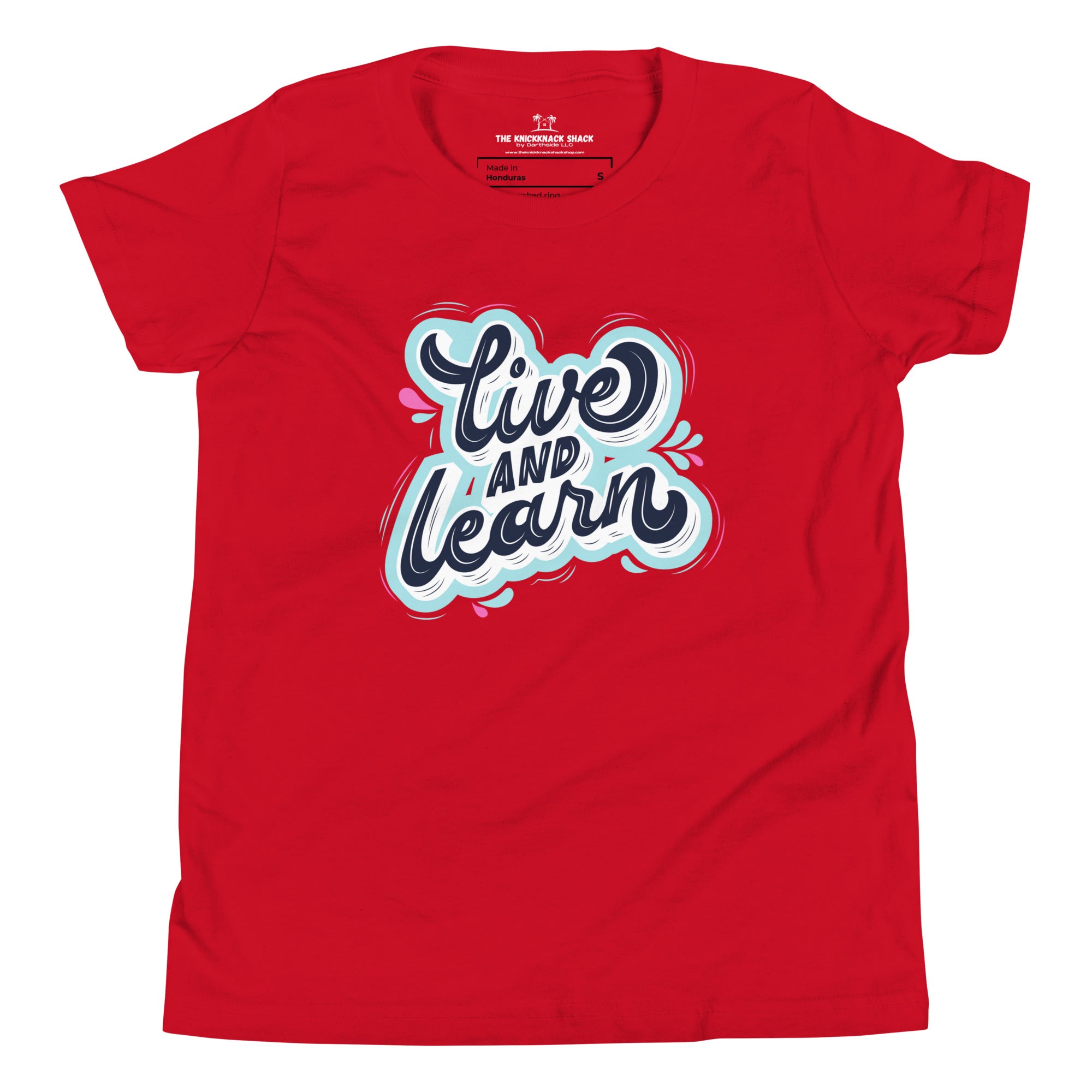 Youth T-Shirt - Live and Learn (Dark Colors)