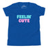 Camiseta juvenil - Feelin' Cute (colores oscuros)