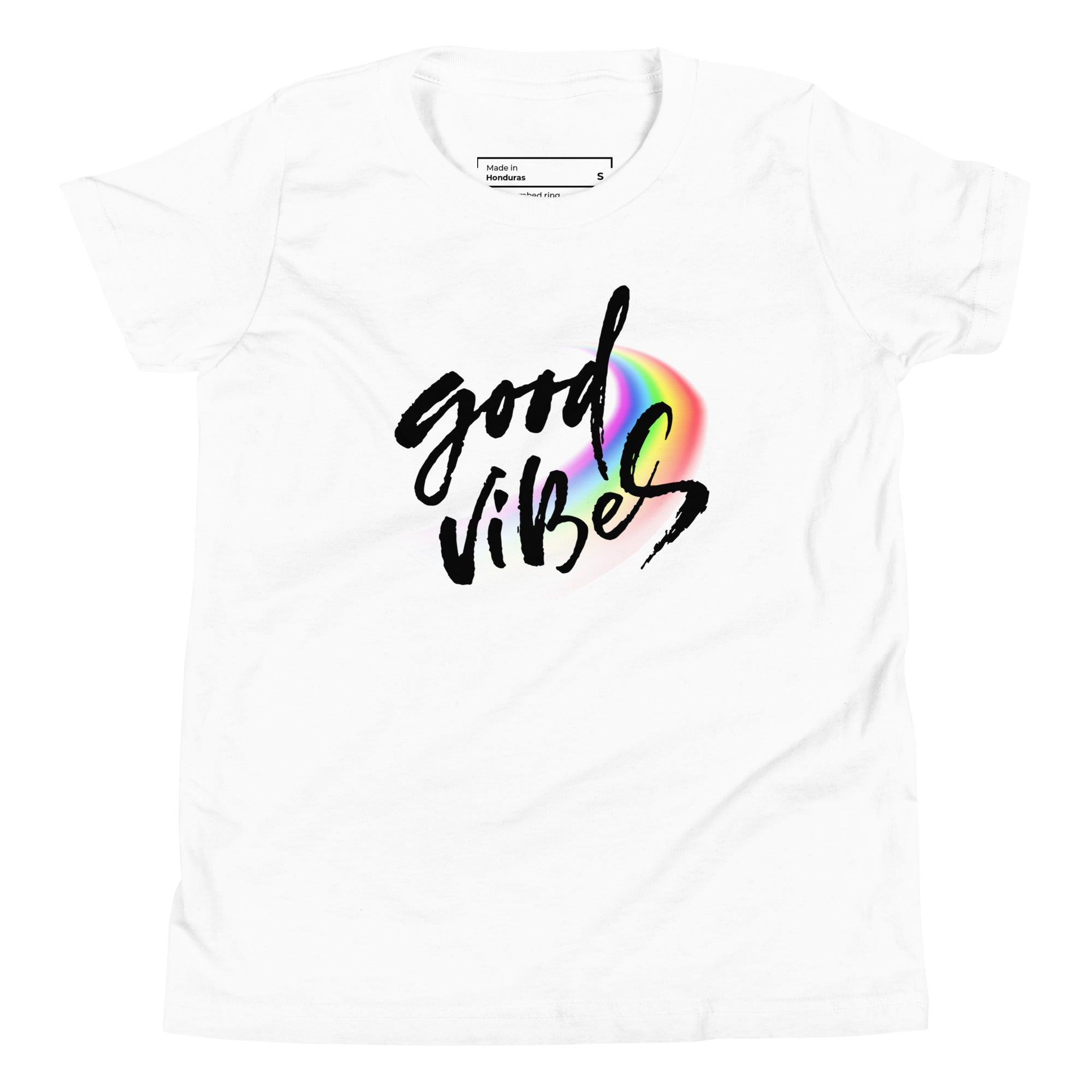 Camiseta Juvenil - Good Vibes (Colores Claros)