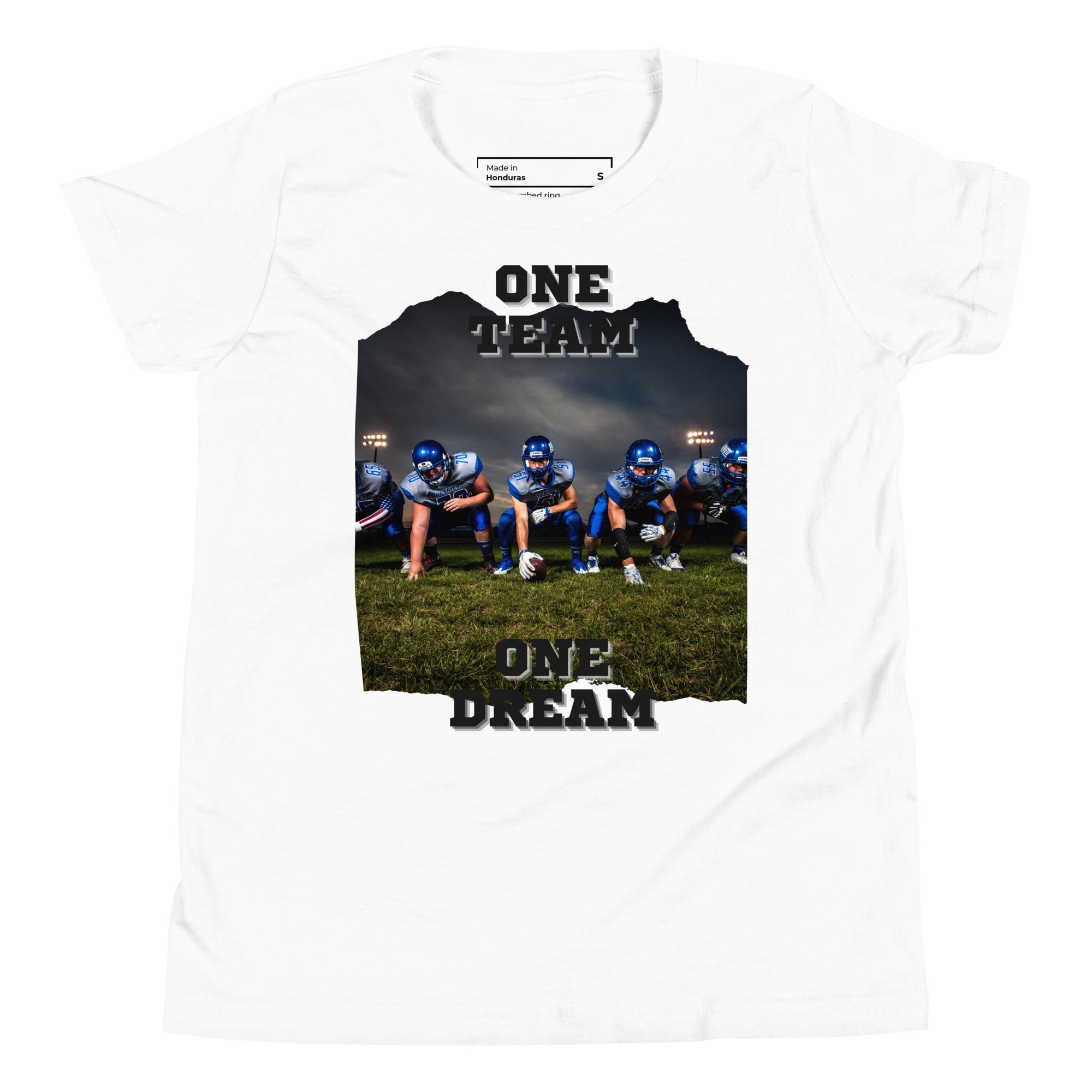 Camiseta juvenil - Un equipo, un sueño (colores claros)