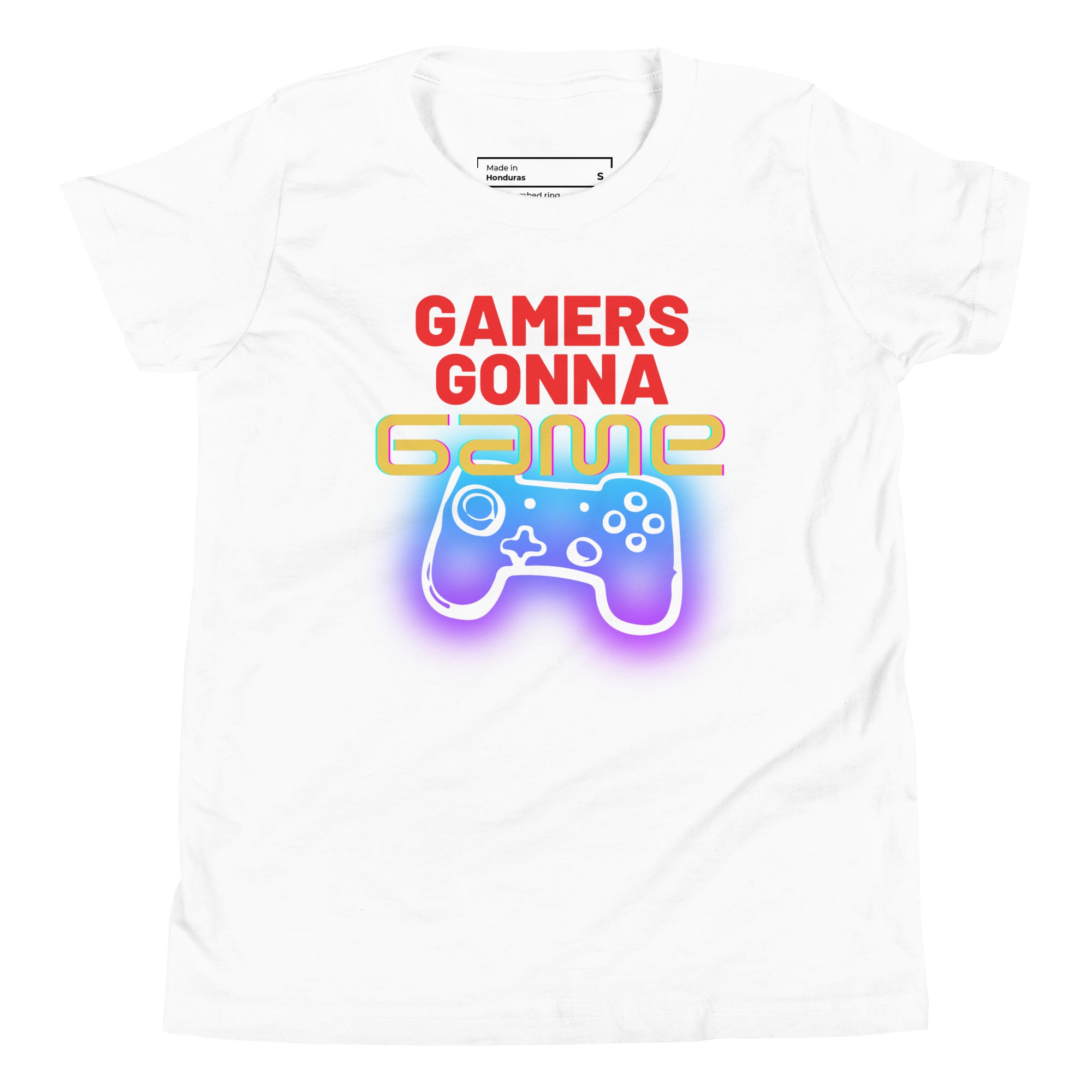 T-shirt jeunesse - Gamers Gonna Game (couleurs claires)