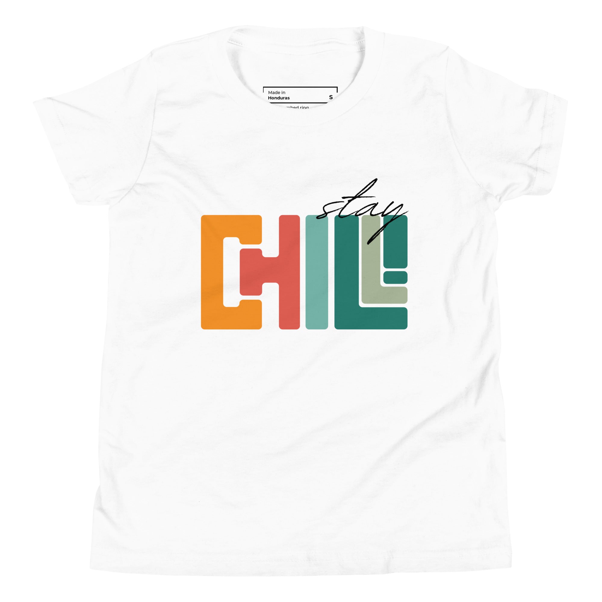 Camiseta Juvenil - Stay Chill (Colores Claros)