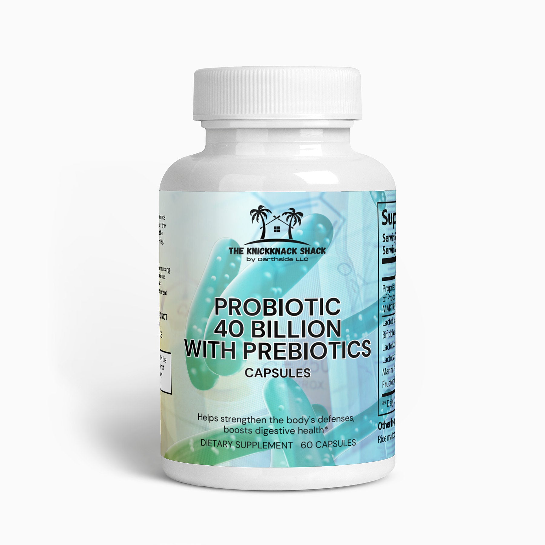 Probiotique 40 milliards avec prébiotiques